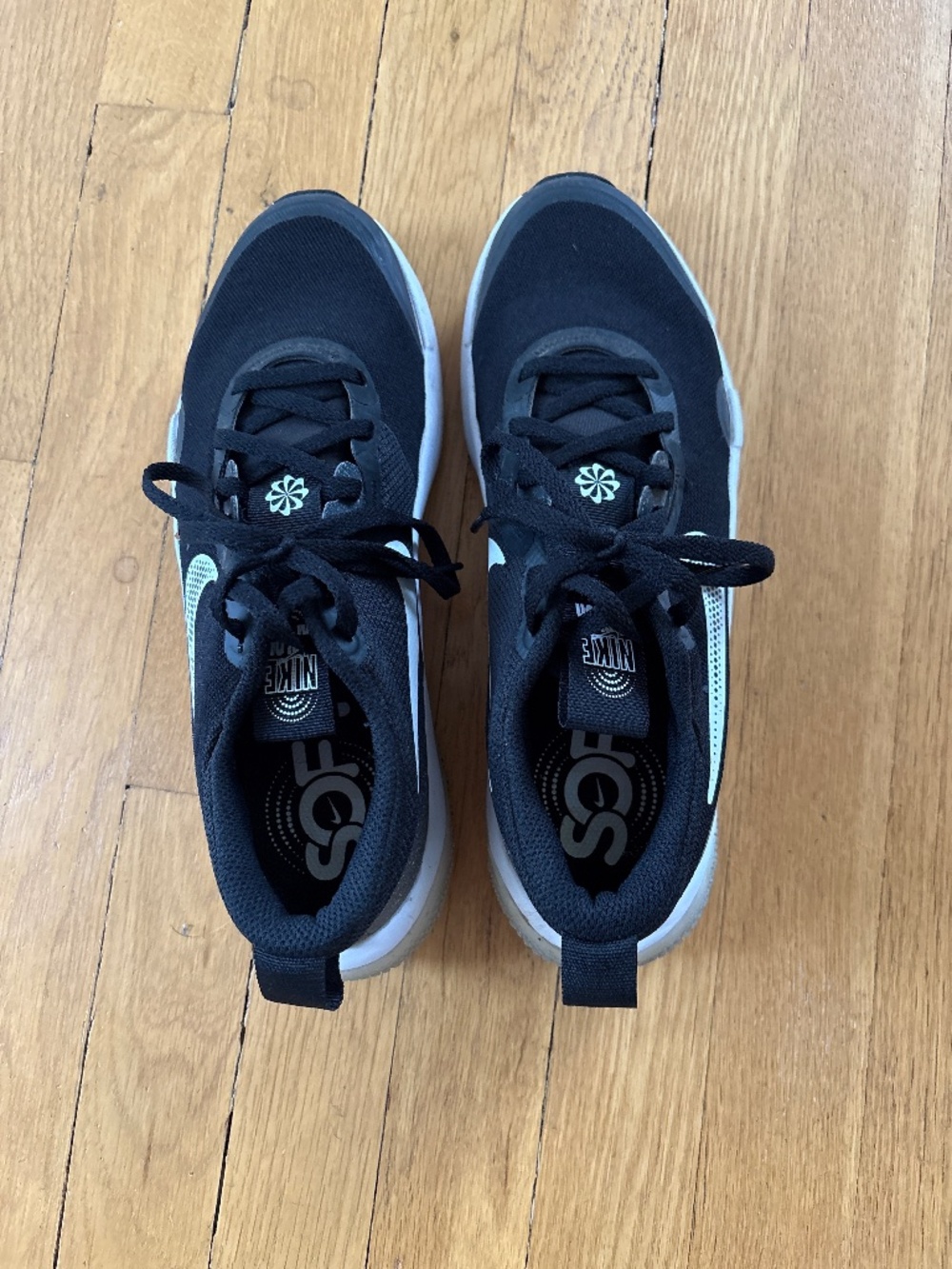 Nike Boys Explor Next Nature DC5860-002 Black Running Shoes Sneakers Size 6Y